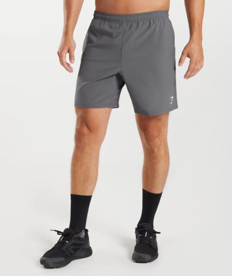 Men's Gymshark Arrival 7" Shorts Grey | NZ 5KNBVM